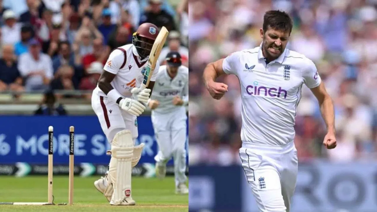 Watch: Mark Wood flattens Kirk McKenzie's middle stump with 146kmph ripper in 3rd ENG vs WI Test