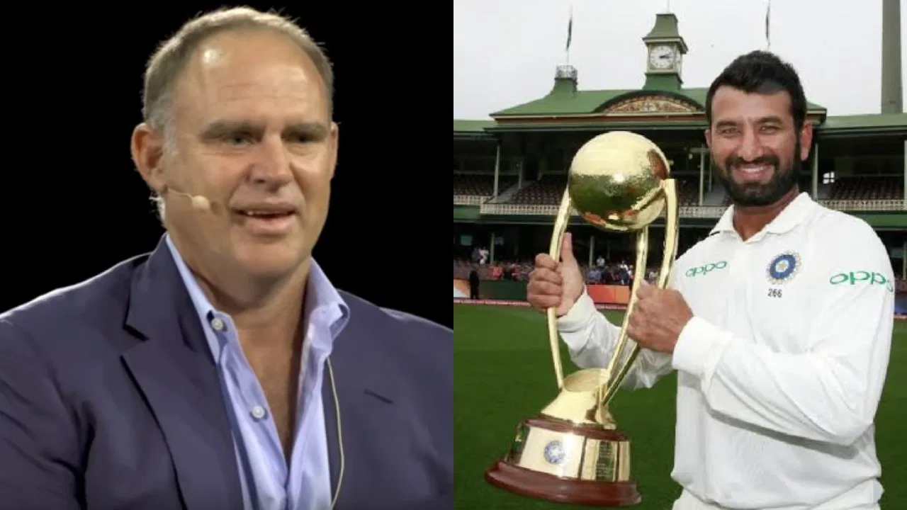 Matthew Hayden, Cheteshwar Pujara