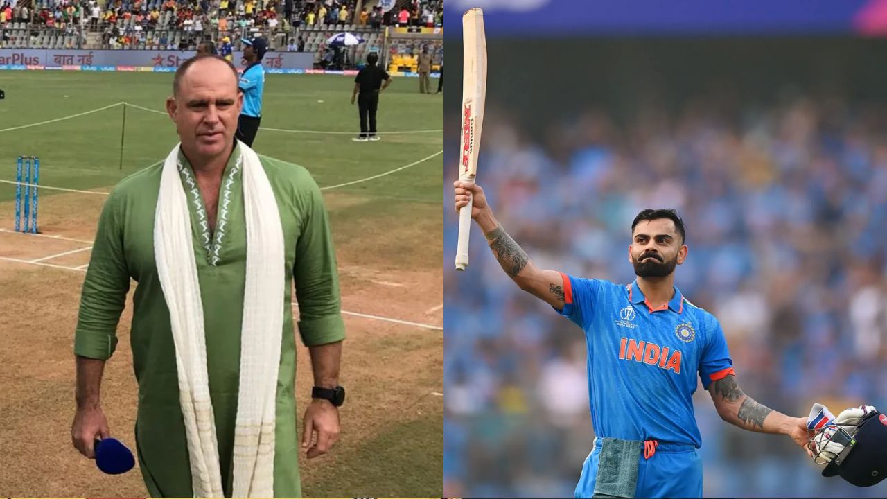 Matthew Hayden and Virat Kohli