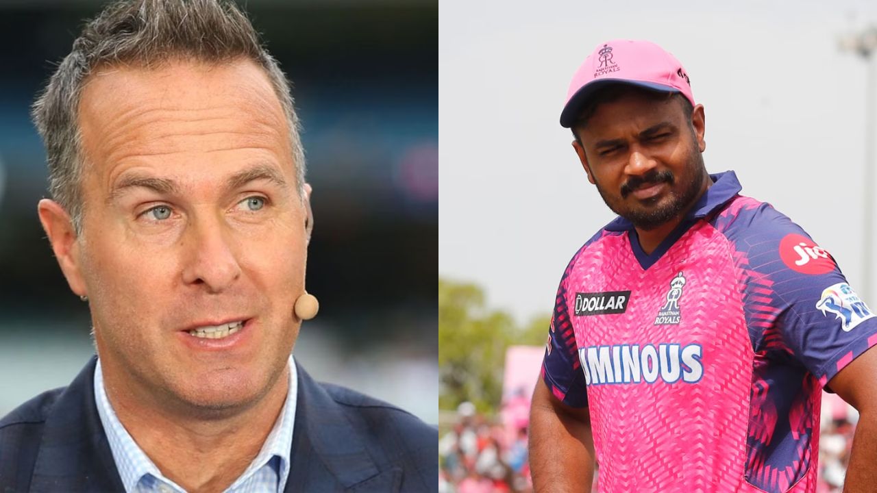 Michael Vaughan and Sanju Samson