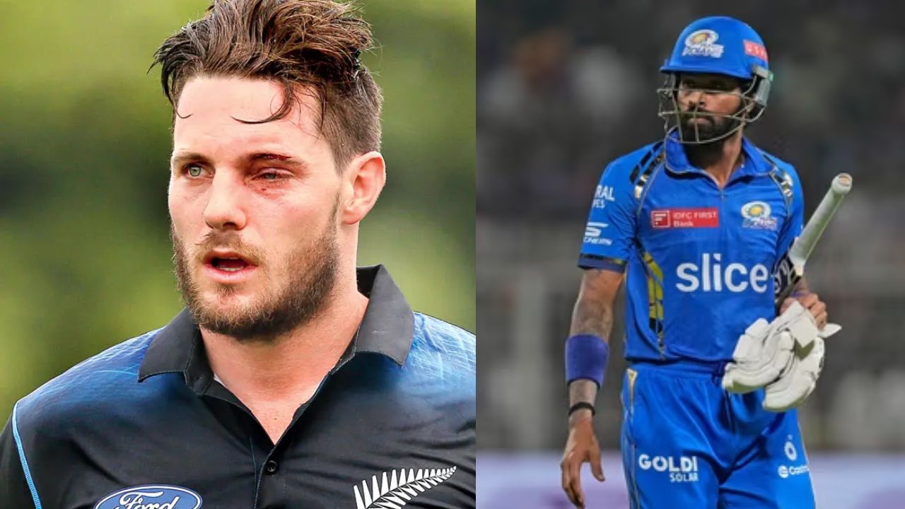 Mitchell McClenaghan and Hardik Pandya