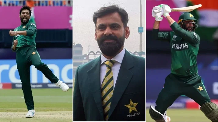 Mohammad Hafeez, Imad Wasim, Mohammad Amir