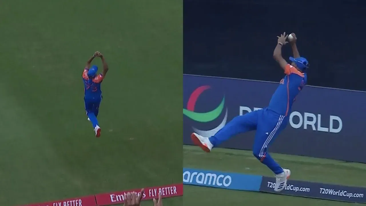 Mohammed Siraj catch