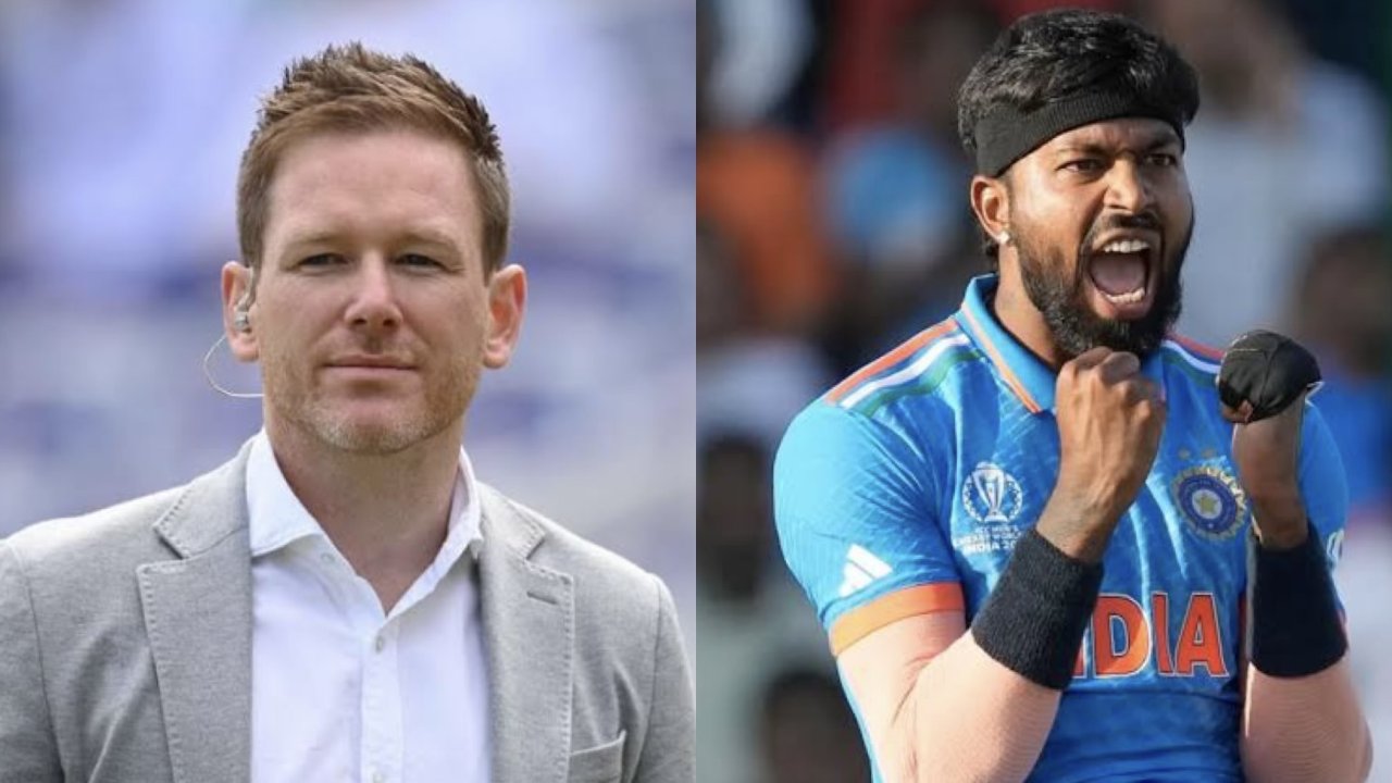 Eoin Morgan and Hardik Pandya