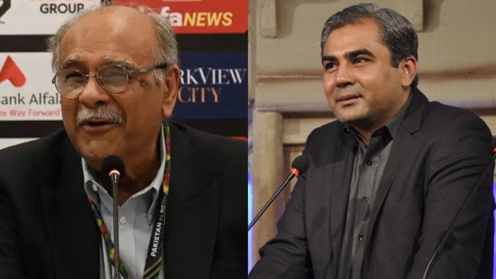 Najam Sethi and Mohsin Naqvi