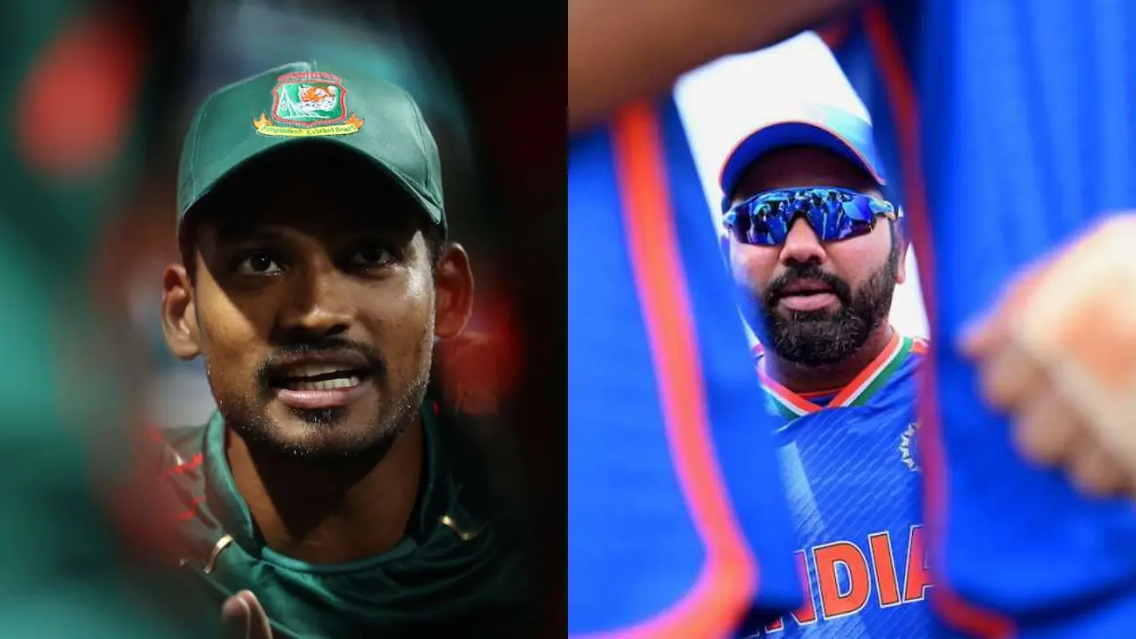 Najmul Hossain Shanto, Rohit Sharma