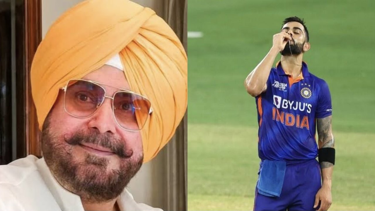 Navjot Sidhu and Virat Kohli