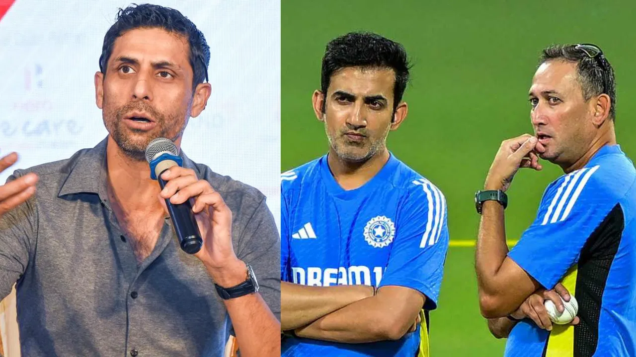 Ashish Nehra, Gautam Gambhir and Ajit Agarkar