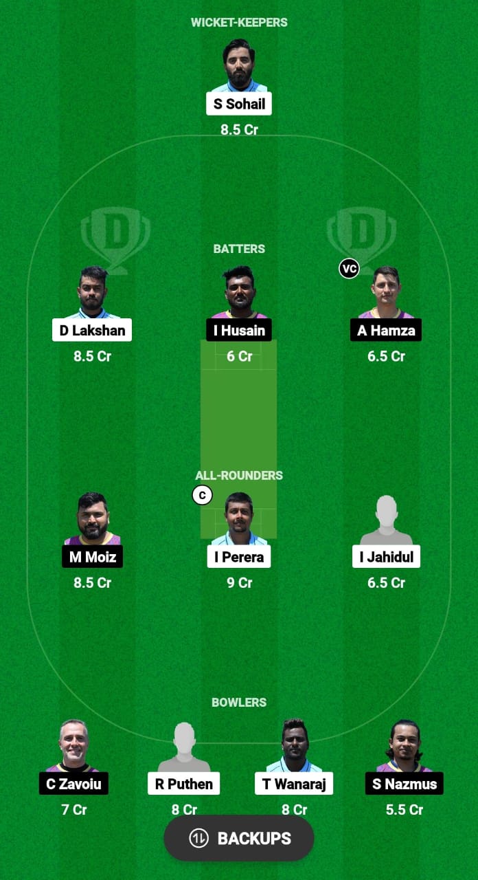 ZIN vs BUG Dream11 Prediction Fantasy Cricket Tips Dream11 Team ECS T10 Romania