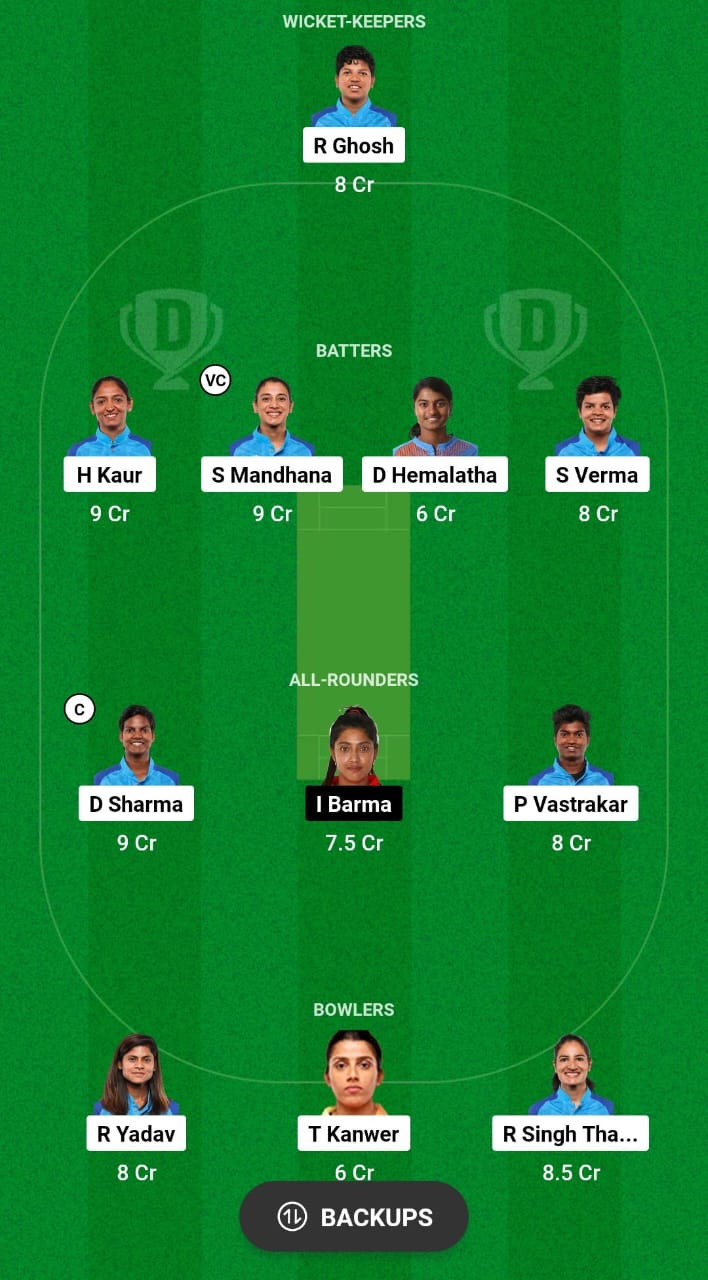 IN-W vs NP-W Dream11 Prediction Fantasy Cricket Tips Dream11 Team Women's T20 Asia Trophy