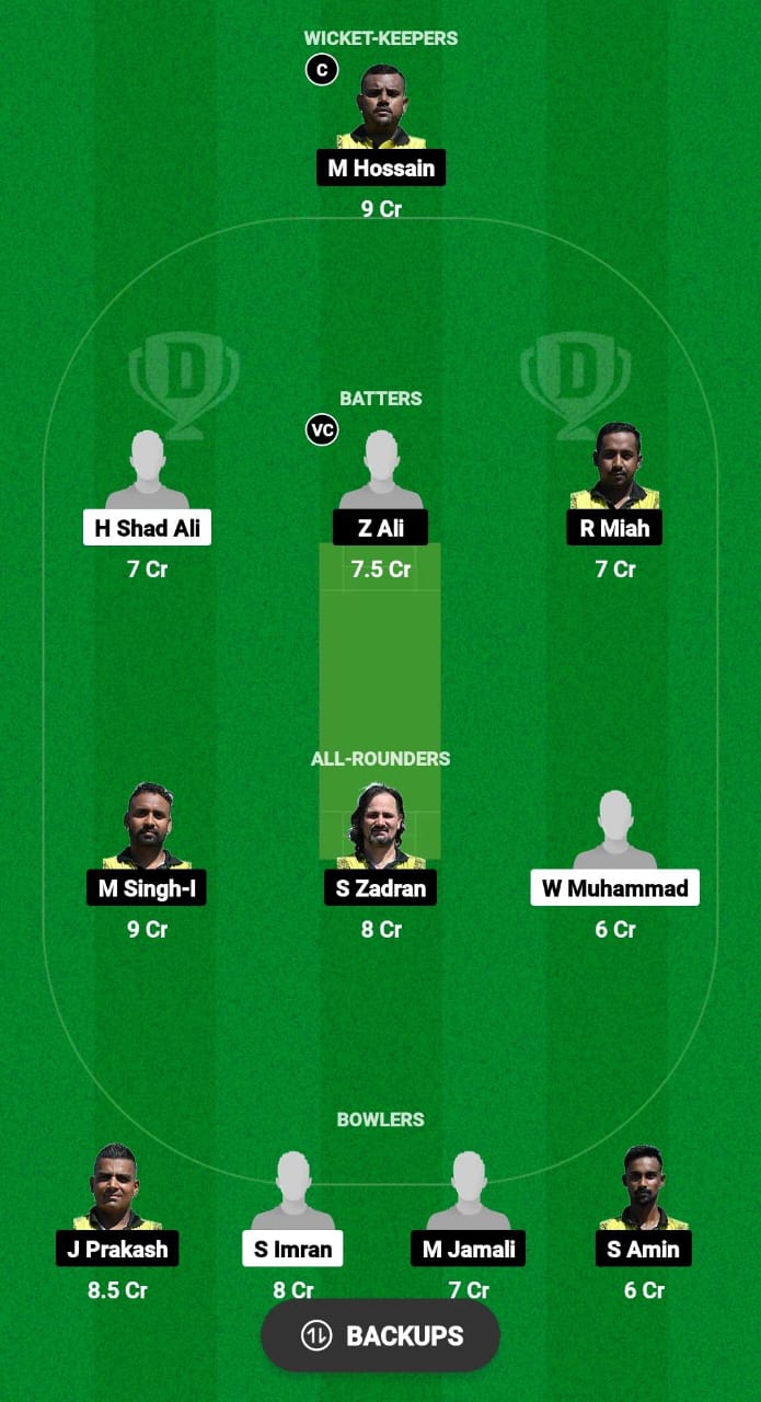 BAP vs RGD Dream11 Prediction Fantasy Cricket Tips Dream11 Team ECS T10 Italy