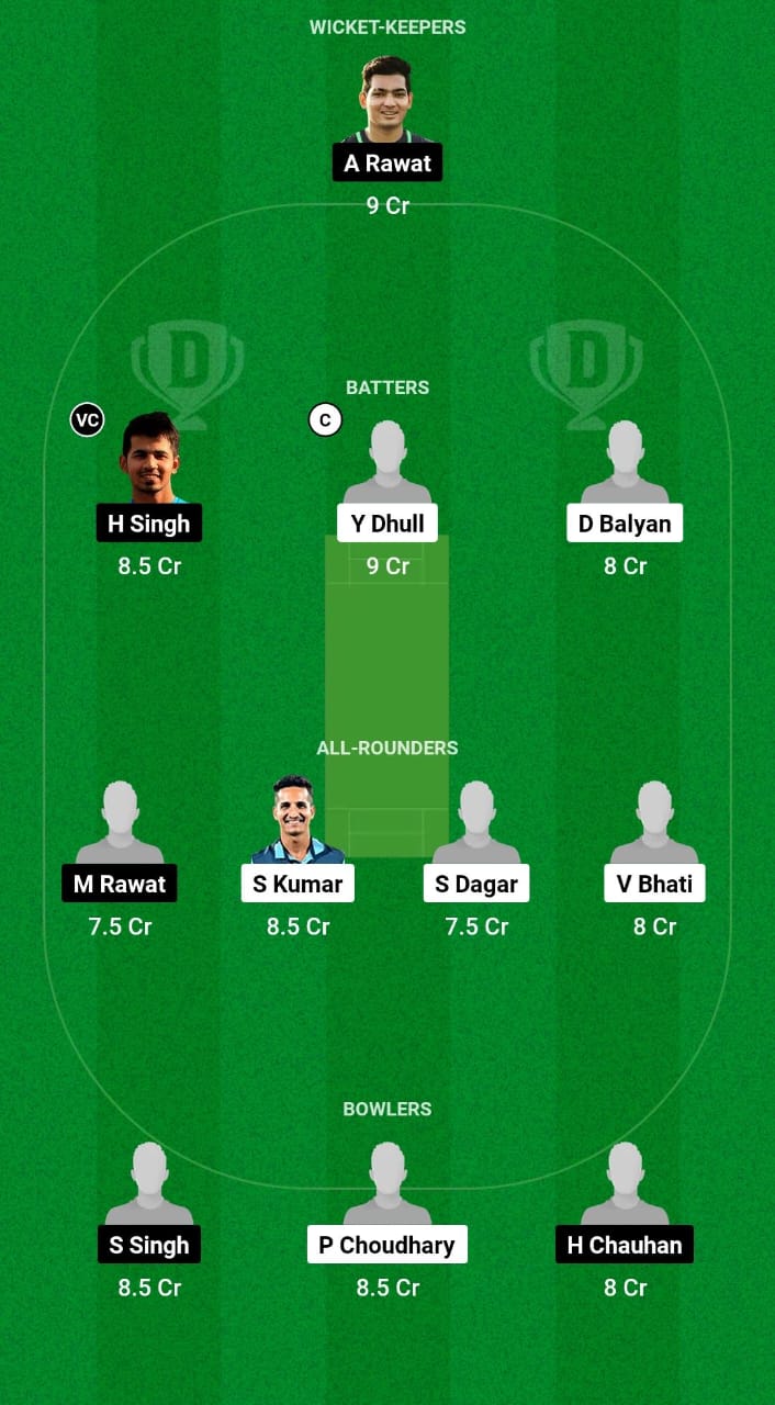 CDK vs EDR Dream11 Prediction Fantasy Cricket Tips Dream11 Team Delhi T20 League