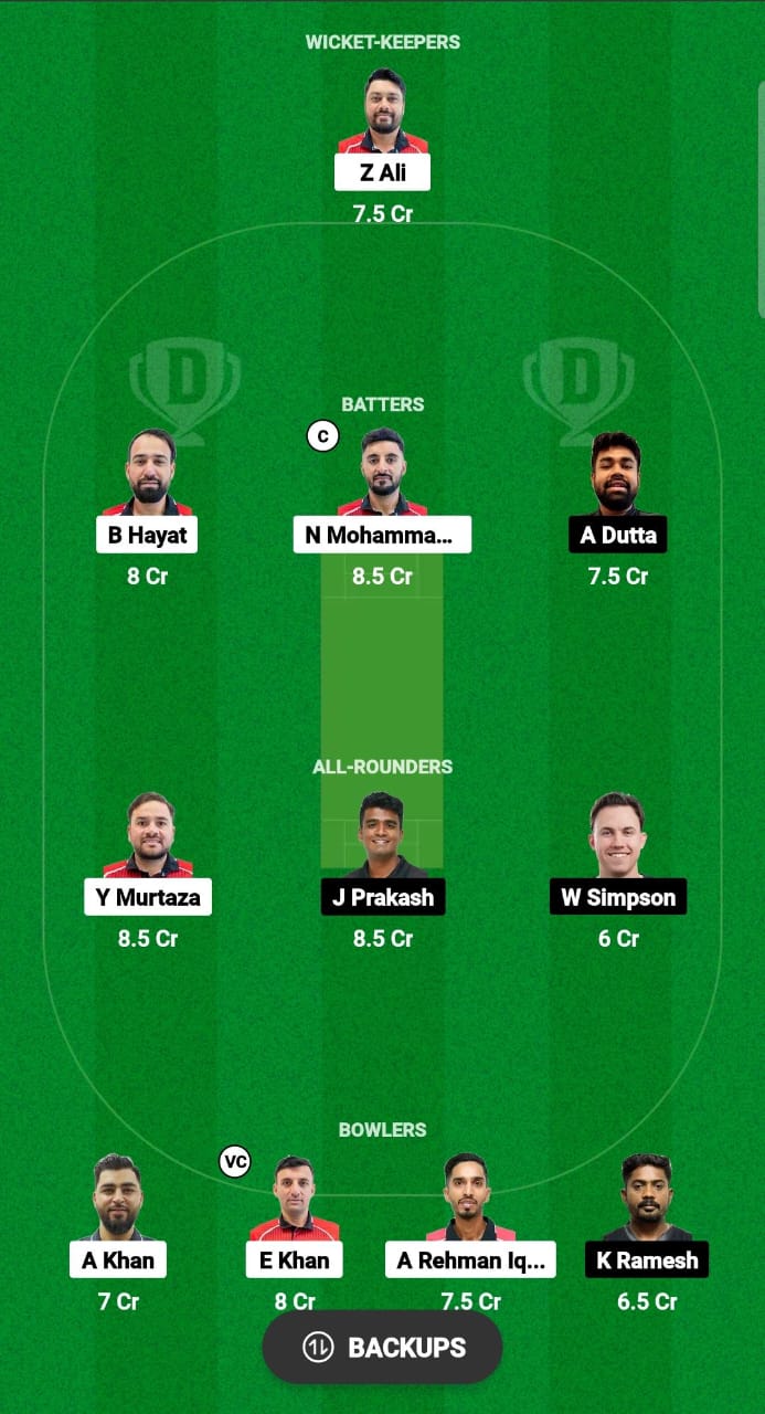 HK vs SIN Dream11 Prediction Fantasy Cricket Tips Dream11 Team ICC Men's T20 World Cup Asia Qualifier A