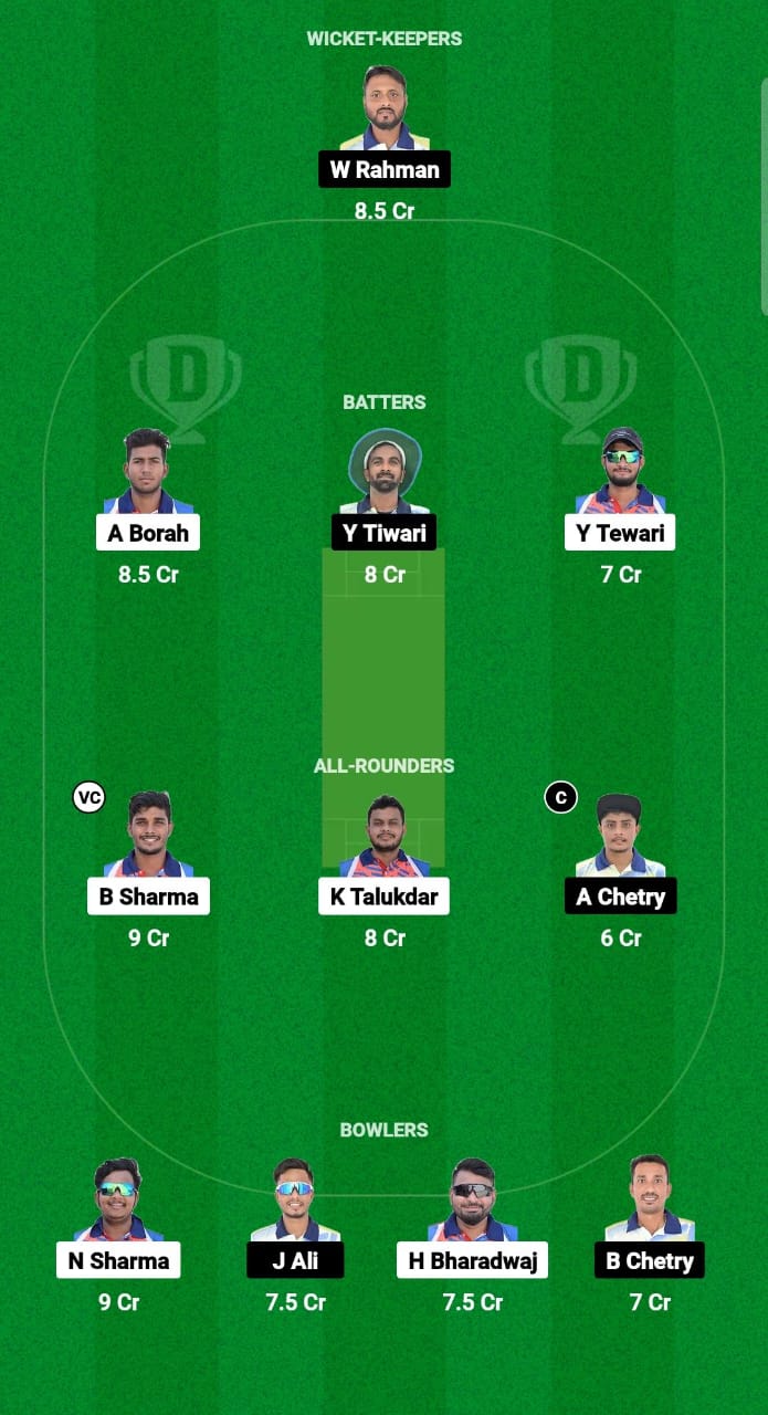 GTC vs RRC Dream11 Prediction Fantasy Cricket Tips Dream11 Team Assam T20 Pride Cup