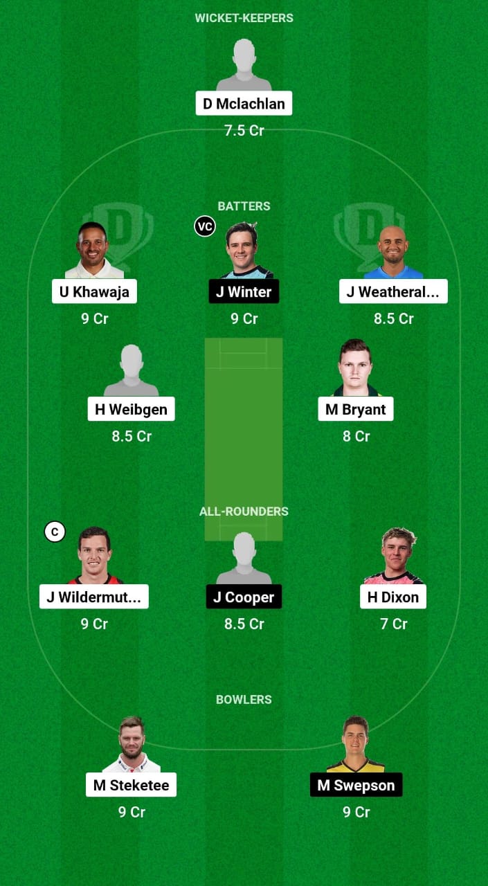 VLY vs SGR Dream11 Prediction Fantasy Cricket Tips Dream11 Team Australian T20 Max Men 