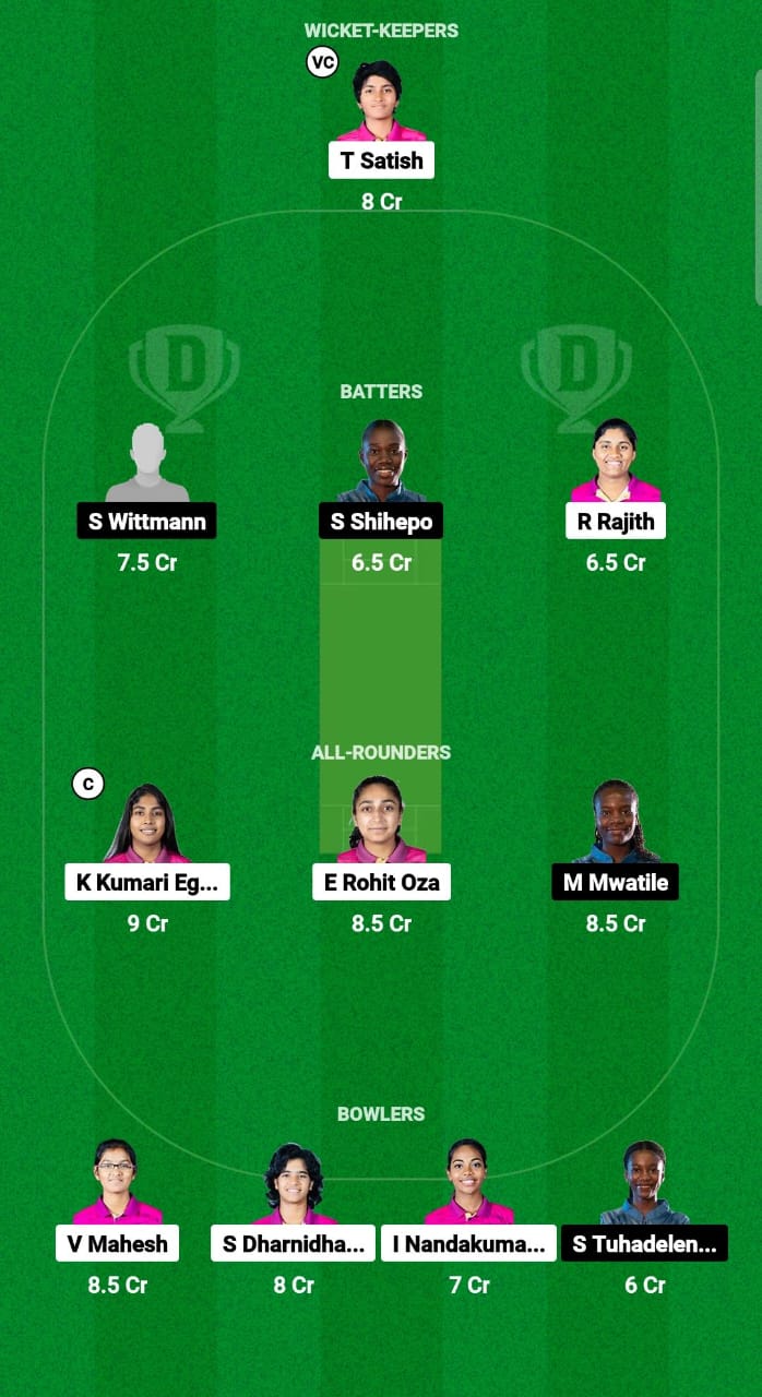 UAE-W vs NAM-W Dream11 Prediction Fantasy Cricket Tips Dream11 Team Women's T20I Tri Series in Namibia