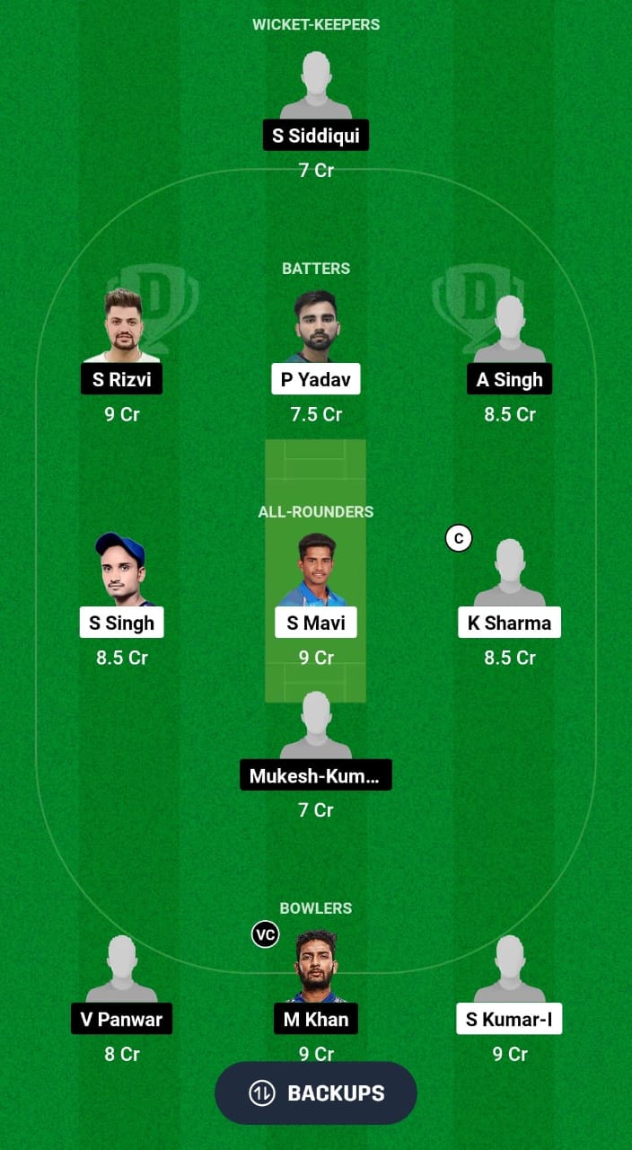 KAS vs KAN Dream11 Prediction Fantasy Cricket Tips Dream11 Team Uttar Pradesh T20 League