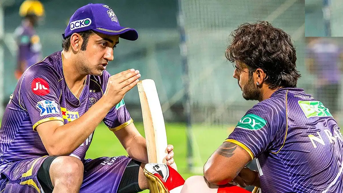 Gautam Gambhir, Nitish Rana, KKR