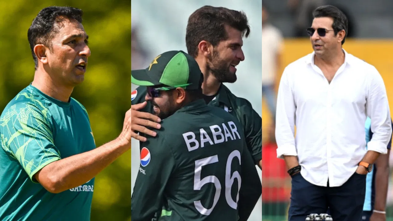 Azhar Mahmood, Shaheen Afridi-Babar Azam and Wasim Akram