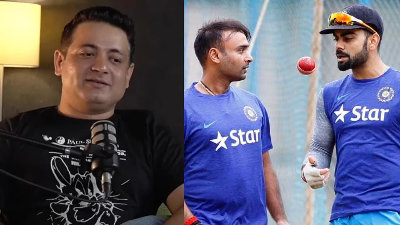 Piyush Chawla, Amit Mishra and Virat Kohli