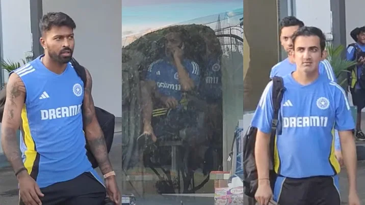 Hardik Pandya and Gautam Gambhir