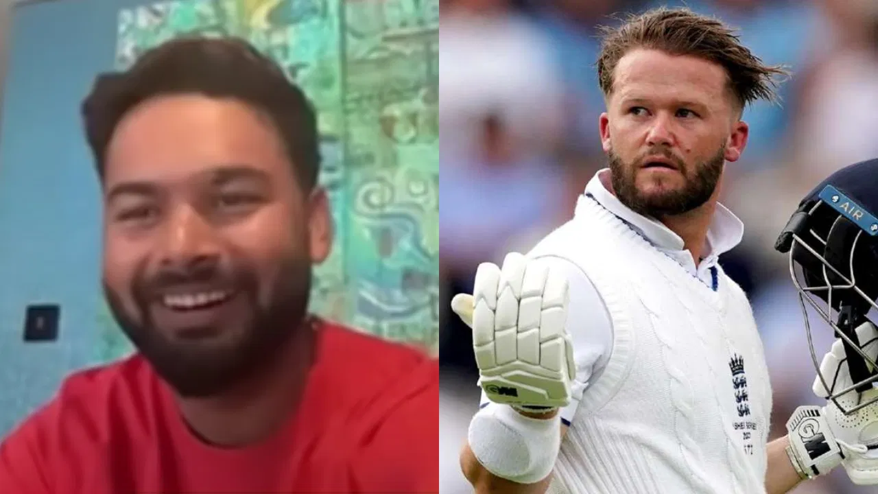 Rishabh Pant and Ben Duckett