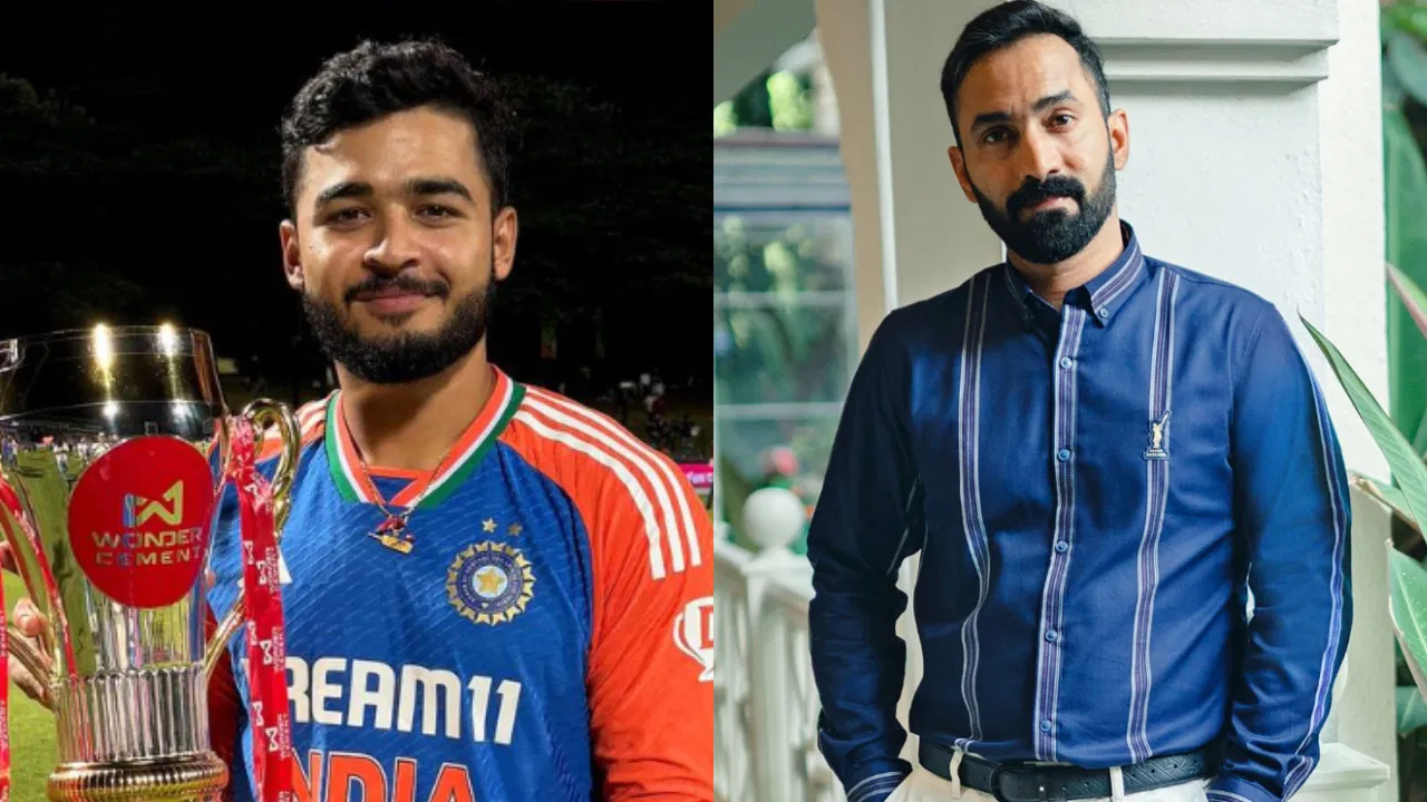 Riyan Parag and Dinesh Karthik