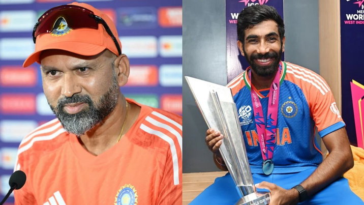 Paras Mhambrey and Jasprit Bumrah