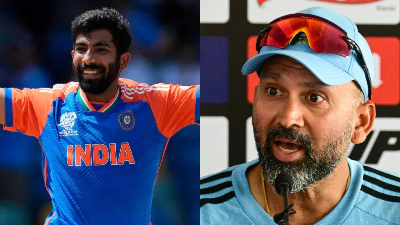 Jasprit Bumrah and Paras Mhambrey