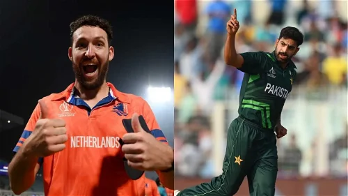 Netherlands star Paul van Meekeren comes up with epic reply after Pakistan fan calls him Haris Rauf's son