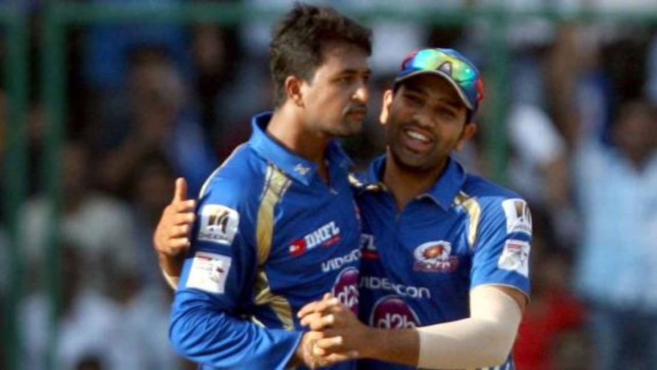 Pragyan Ojha and Rohit Sharma