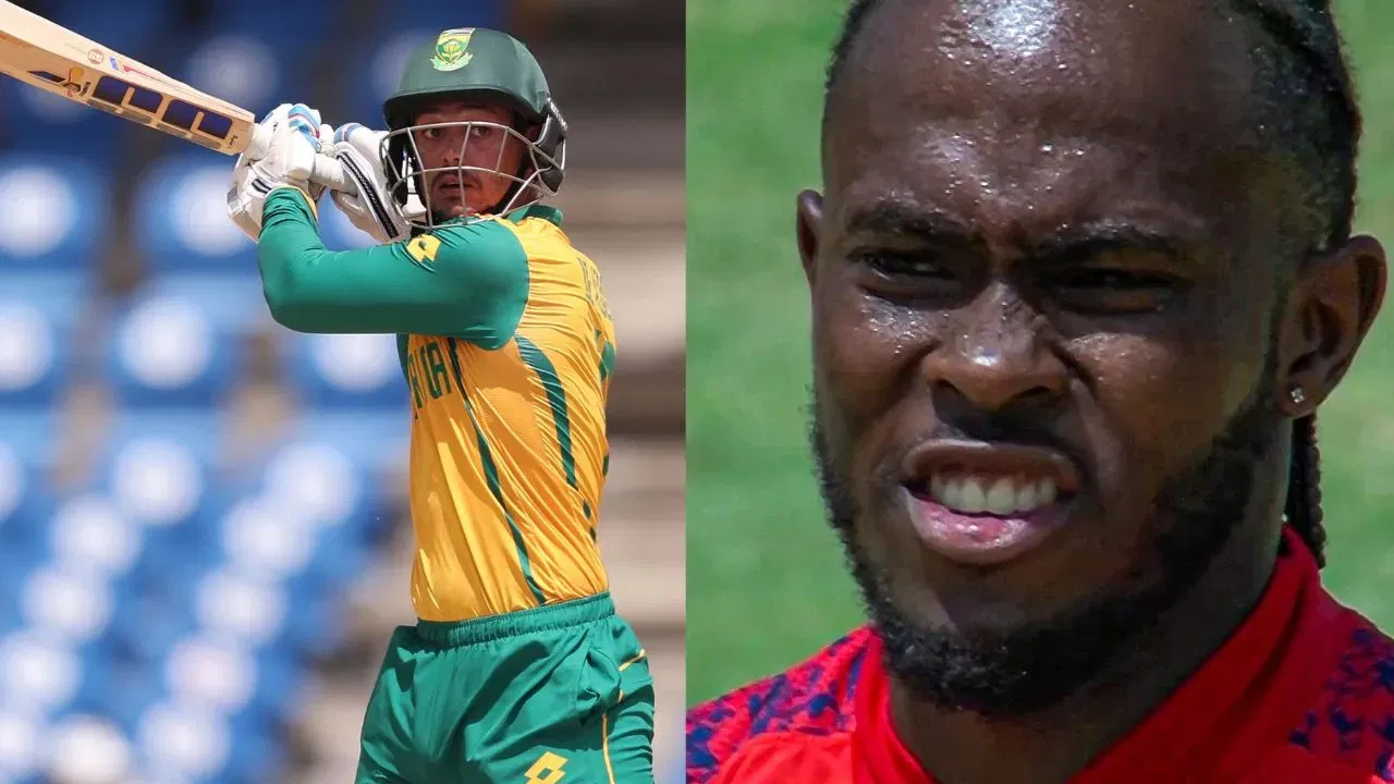 Watch: Quinton de Kock destroys Jofra Archer as England star concedes ...