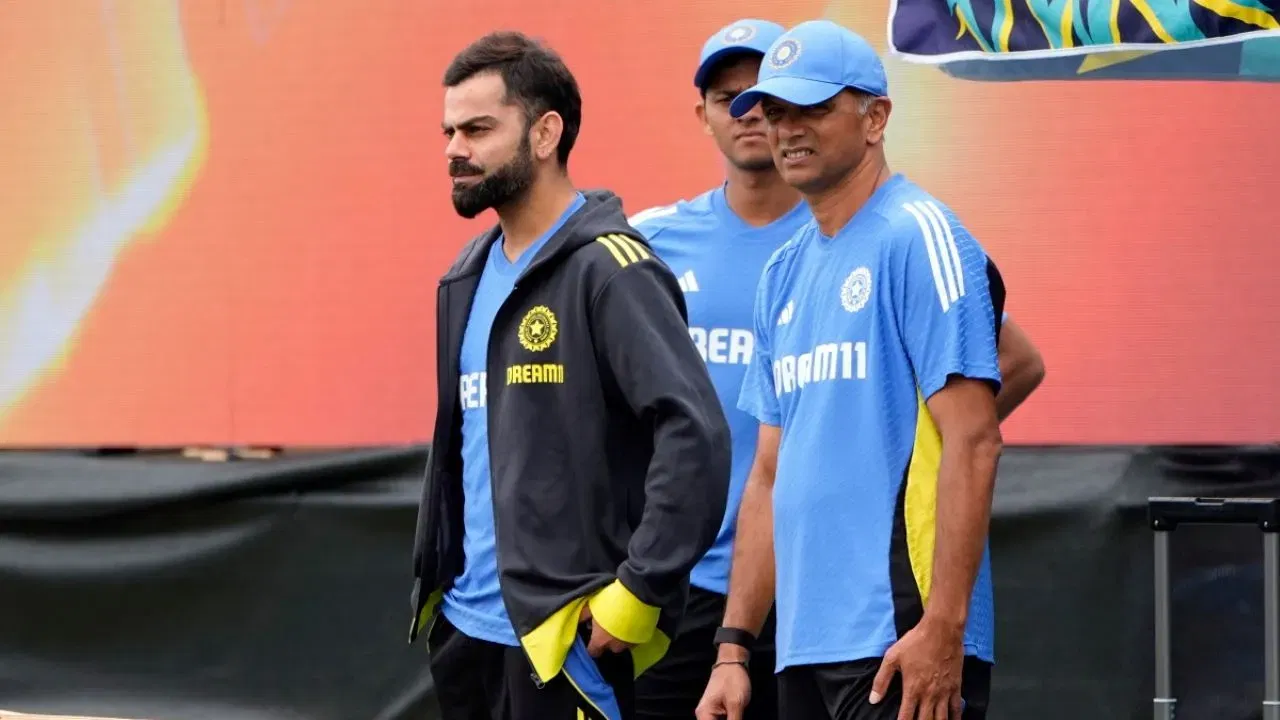 Rahul Dravid and Virat Kohli