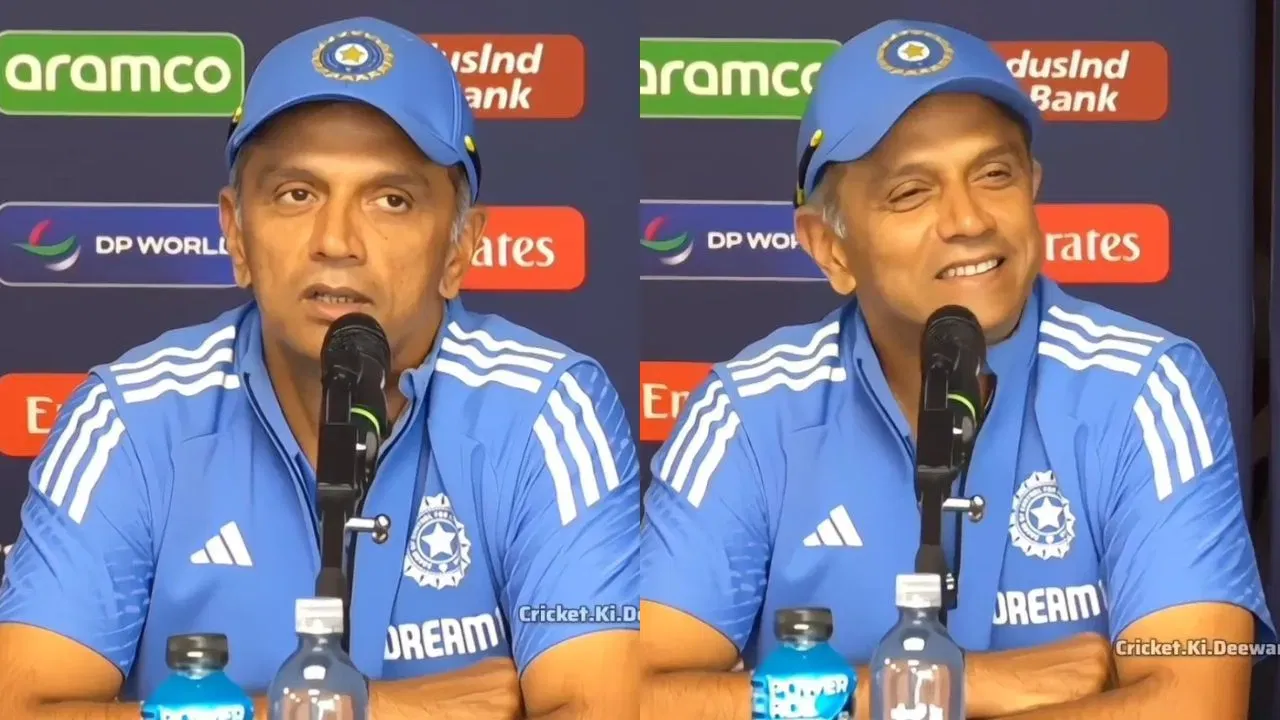 Watch - Rahul Dravid's million-dollar reaction after he uses Urdu term