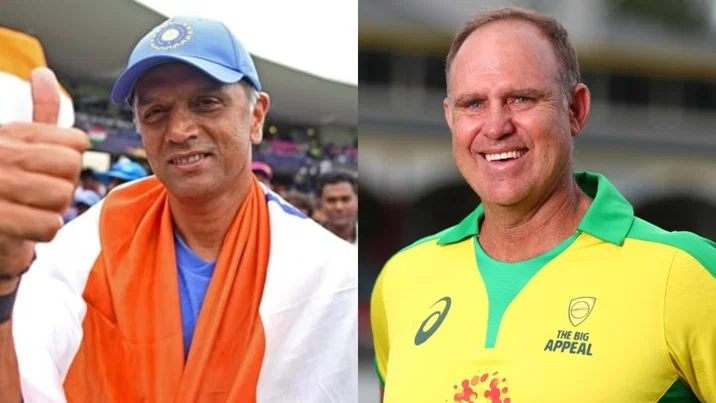 Rahul Dravid and Matthew Hayden