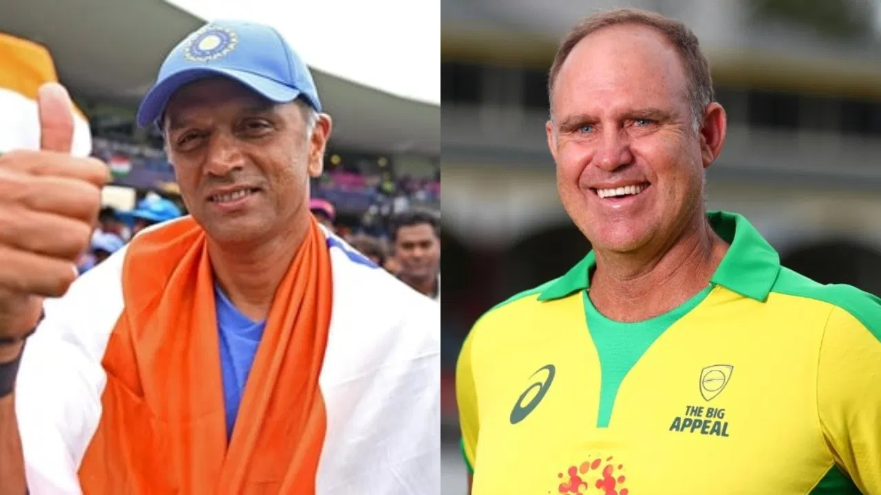 Rahul Dravid and Matthew Hayden