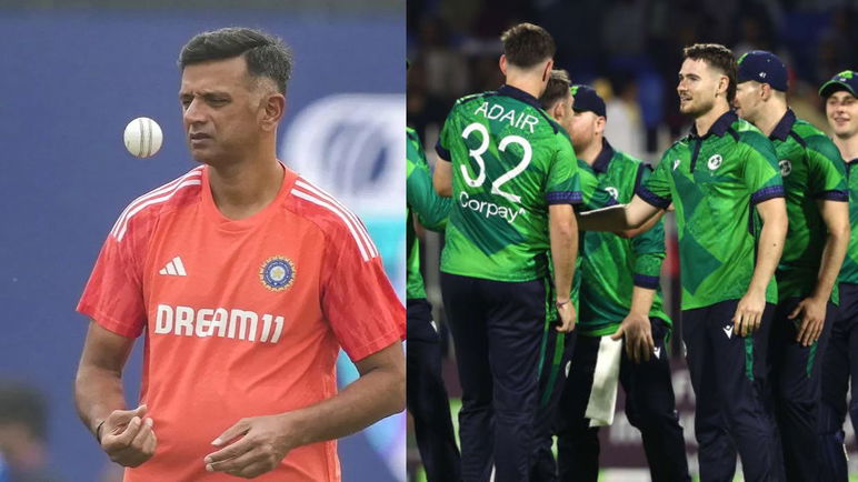 Rahul Dravid and Ireland