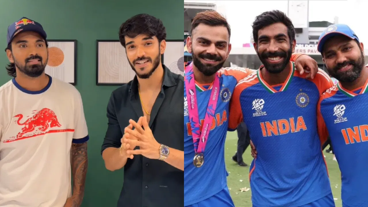 KL Rahul, Jasprit Bumrah, Rohit Sharma and Virat Kohli