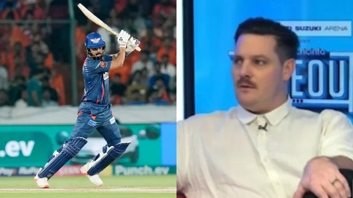 KL Rahul and Mitchell McClenaghan