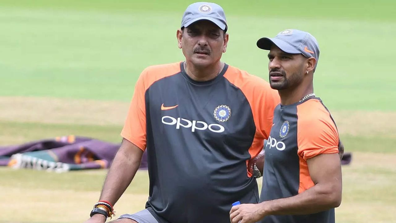 Ravi Shastri Shikhar Dhawan