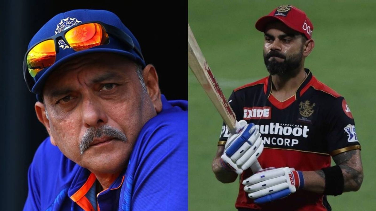 Ravi Shastri and Virat Kohli