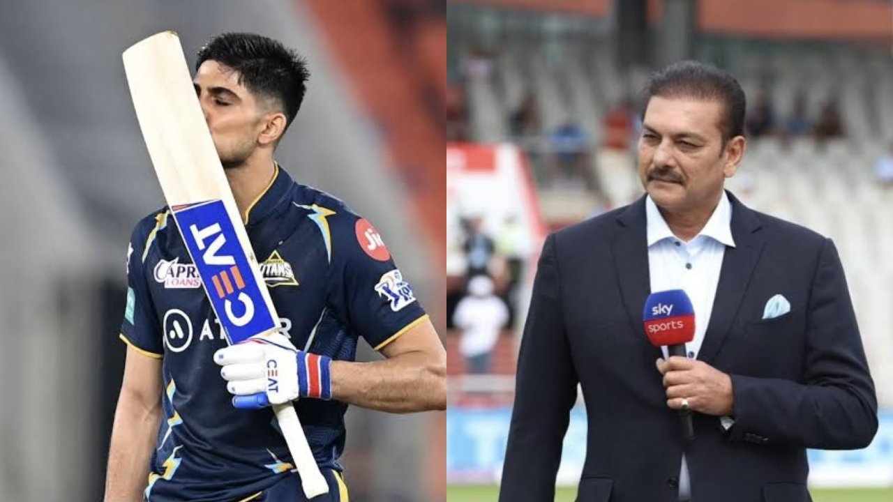 Shubman Gill and Ravi Shastri