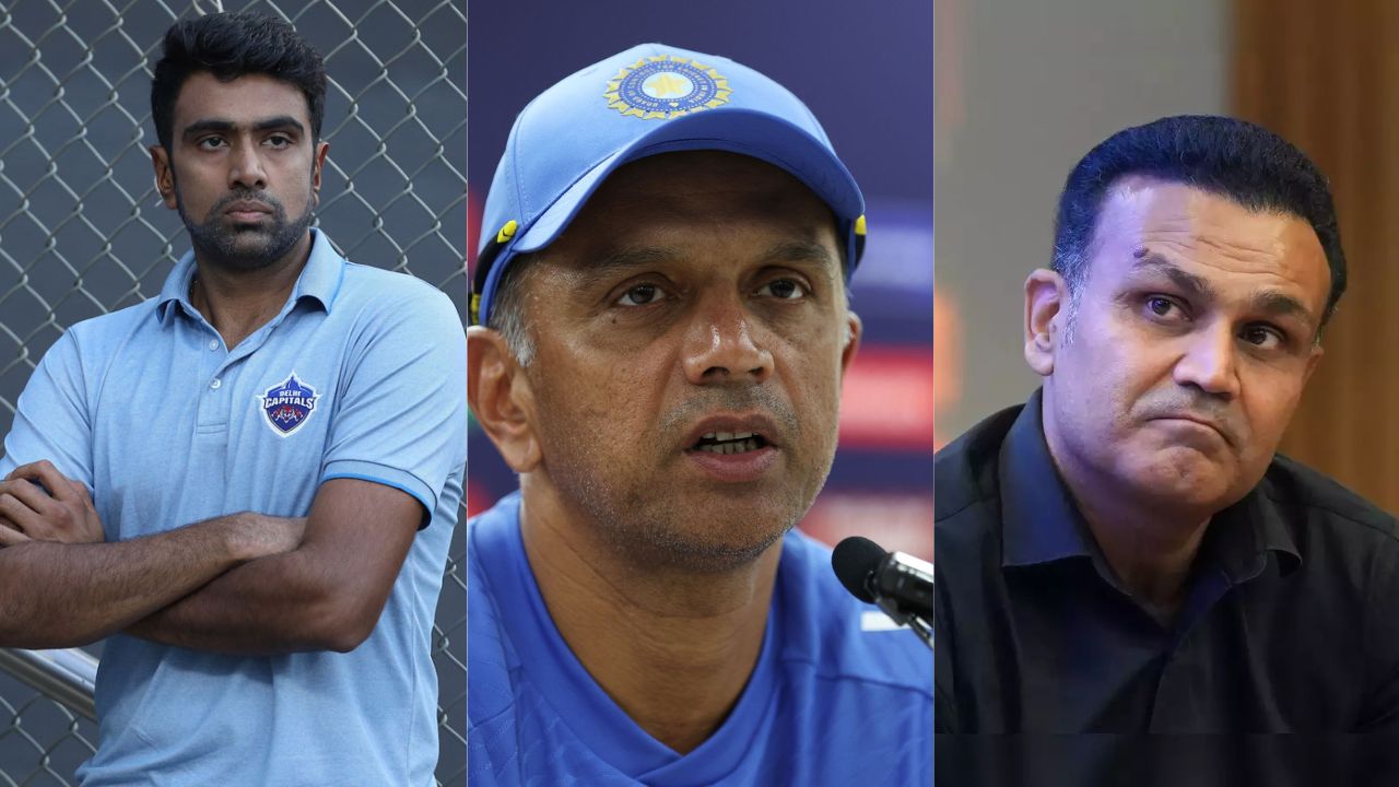 Ravichandran Ashwin Rahul Dravid Virender Sehwag