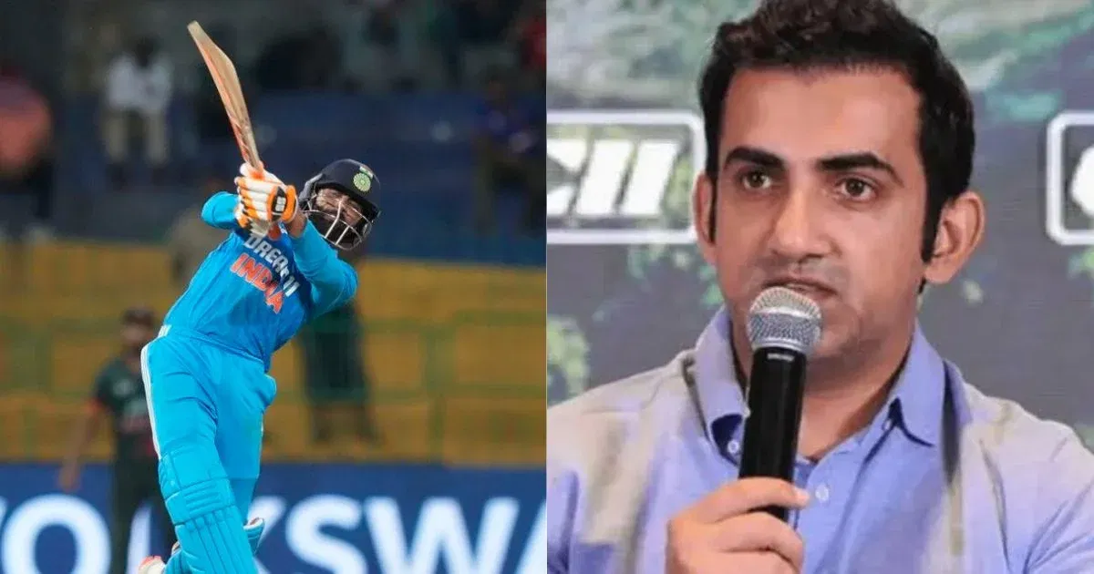 Ravindra Jadeja and Gautam Gambhir