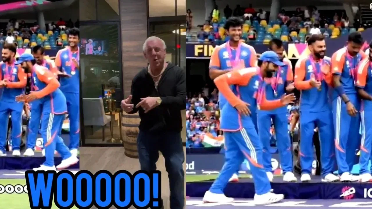 Rohit Sharma and Ric Flair