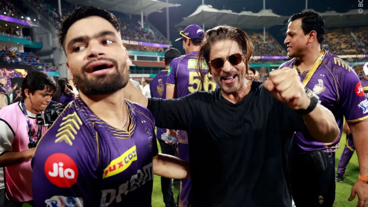 Rinku Singh and Shah Rukh Khan