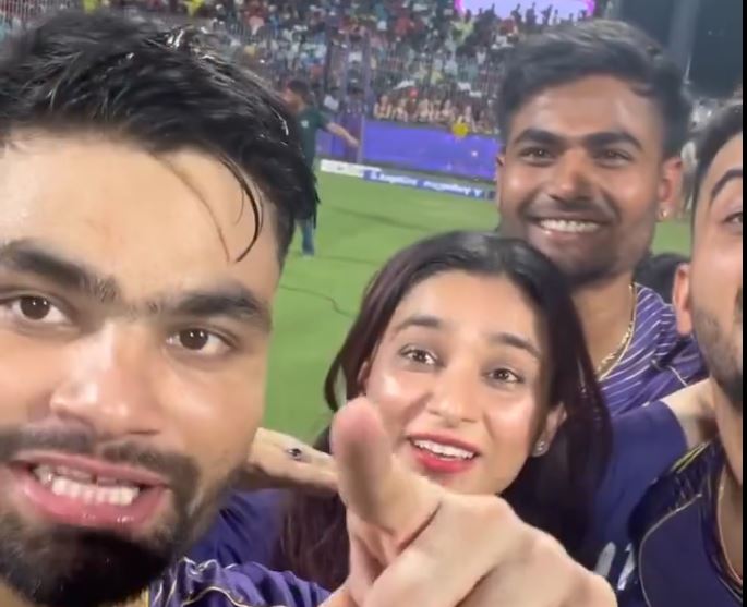 Rinku Singh, Nitish Rana, Anukul Roy, Kolkata Knight Riders