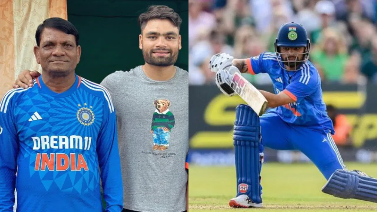 Rinku Singh With His Father