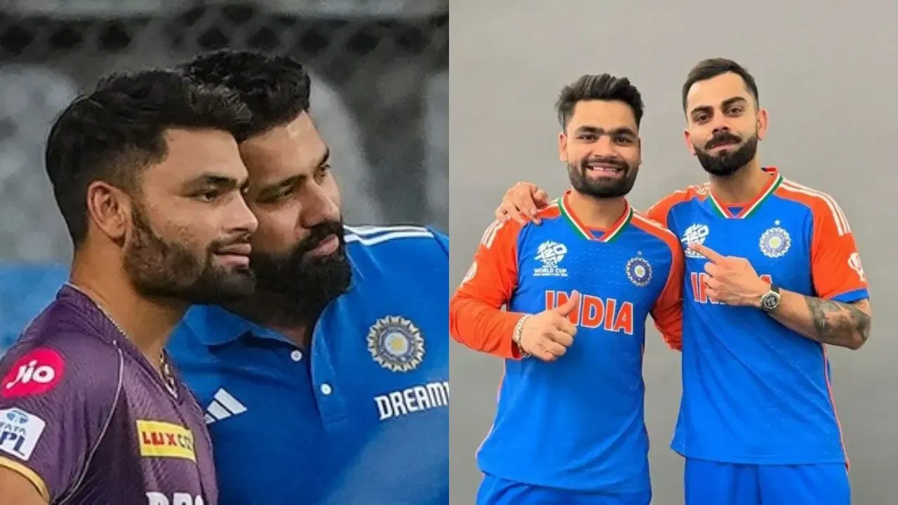 Rinku Singh, Rohit Sharma, Virat Kohli