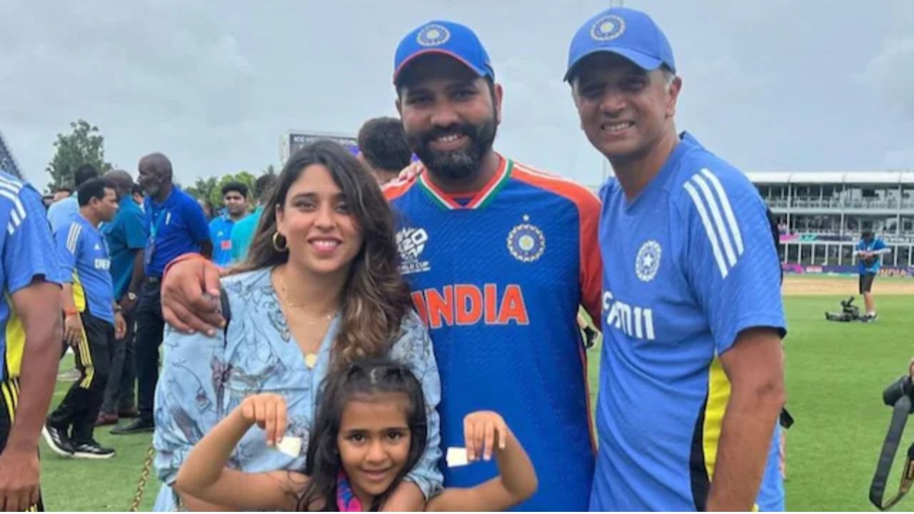 Ritika Sajdeh Rohit Sharma Rahul Dravid